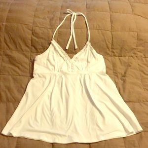 White halter top-new with tags